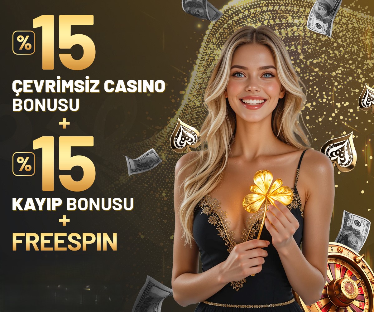 %15 Çevrimsiz Casino + %15 Kayıp Bonusu + Freespin